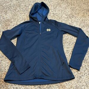 Ladies Notre Dame zip up hoodie